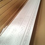 Vented PVC Soffit Panel for Roof Eaves