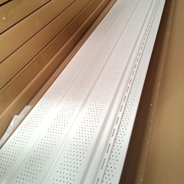 Vented PVC Soffit Panel for Roof Eaves
