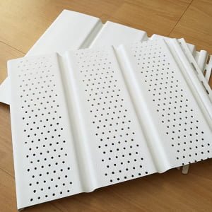 Vented PVC Soffit Panel for Roof Eaves
