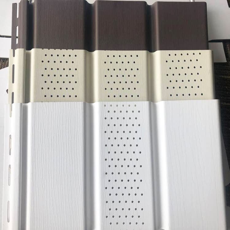 Vented PVC Soffit Panel for Roof Eaves