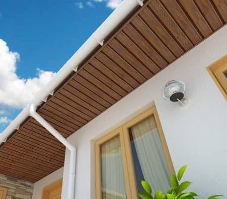 Vented PVC Soffit Panel for Roof Eaves