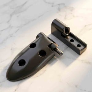 Rust-Proof PVC Toilet Hinge for Public WC Partition Doors