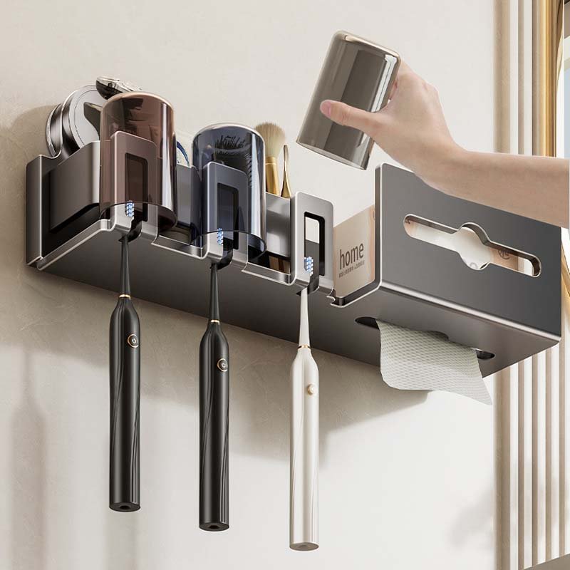 Toilet Paper Holder with Shelf