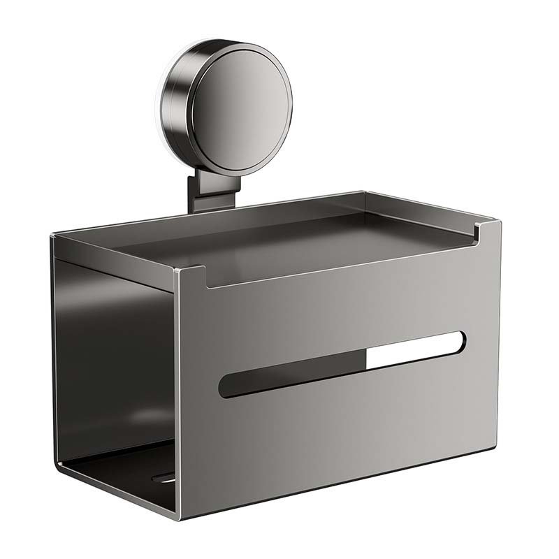 Upgraded Toilet Paper Holder with Shelf Set