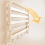 Adjustable Height Floating Shelf Wall Shower Shelf for Small Space Bathroom