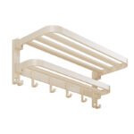 Adjustable Height Floating Shelf Wall Shower Shelf for Small Space Bathroom