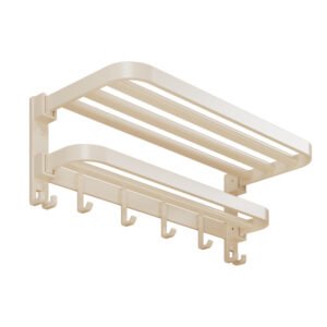 Adjustable Height Floating Shelf Wall Shower Shelf for Small Space Bathroom