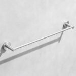 Bathroom Tower Holder Black Towel Rack with Towel Bar