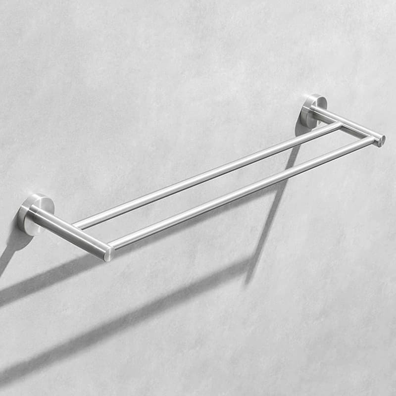 Bathroom Tower Holder Black Towel Rack with Towel Bar
