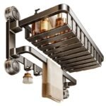 Wall Mounted Bath Towel Holder
