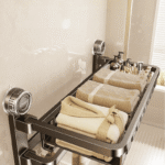 Wall Mounted Bath Towel Holder