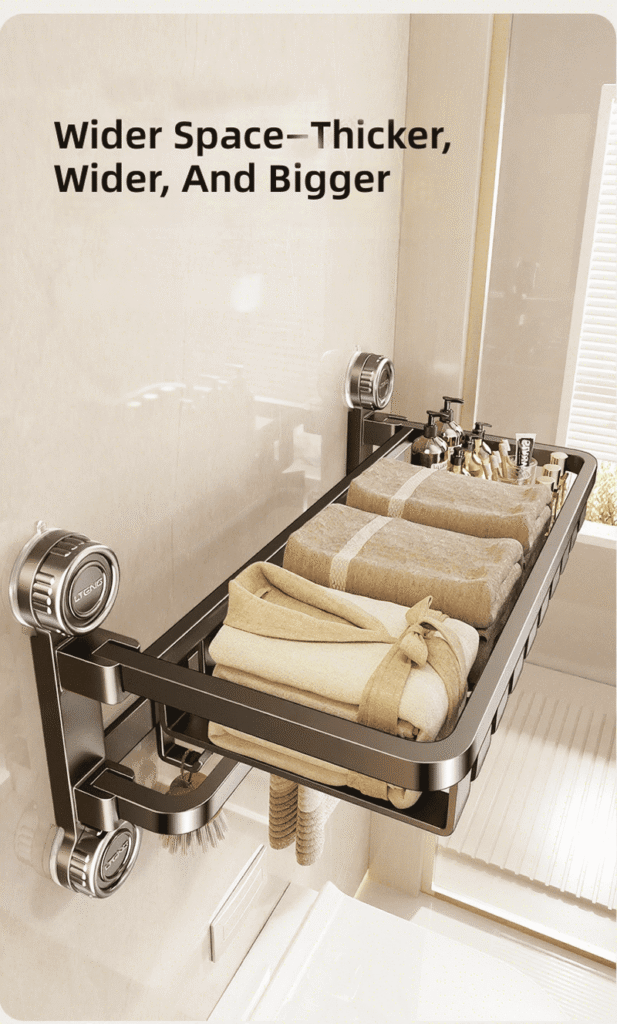 Wall Mounted Bath Towel Holder