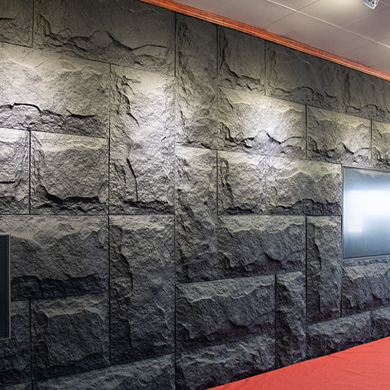 Lightweight PU Mushroom Cladding Wall Stone Board