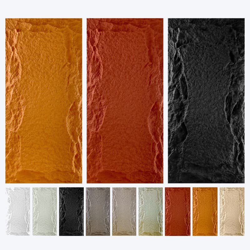 Lightweight PU Mushroom Cladding Wall Stone Board