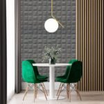 High-Density PU Foam Insulated 3D Square Stone Faux Wall Panel System