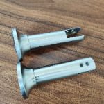 Adjustable 304 Stainless Steel Toilet Support Leg for Public Restroom Partitions