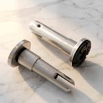 Adjustable 304 Stainless Steel Toilet Support Leg for Public Restroom Partitions