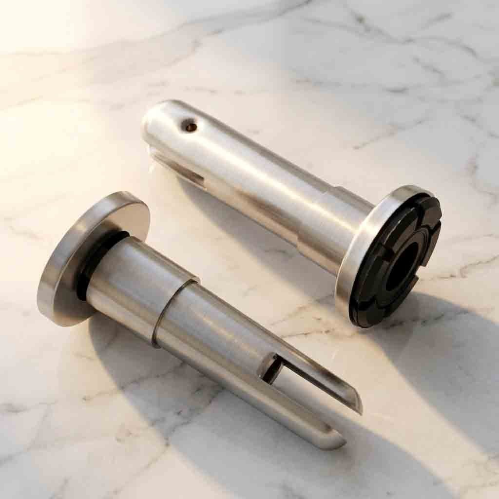 Adjustable 304 Stainless Steel Toilet Support Leg for Public Restroom Partitions