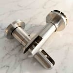 Adjustable 304 Stainless Steel Toilet Support Leg for Public Restroom Partitions