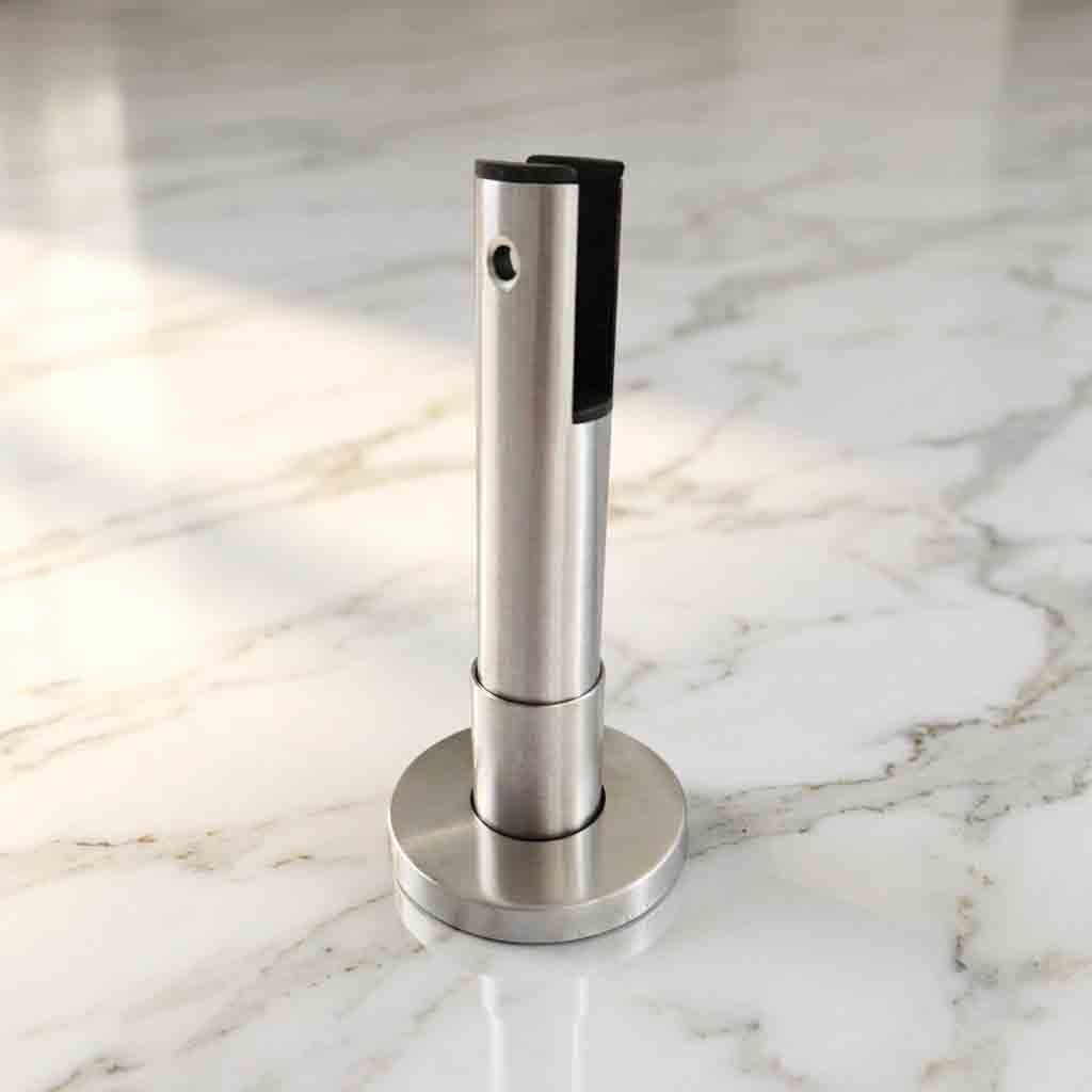 Adjustable 304 Stainless Steel Toilet Support Leg for Public Restroom Partitions