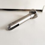 Adjustable 304 Stainless Steel Toilet Support Leg for Public Restroom Partitions