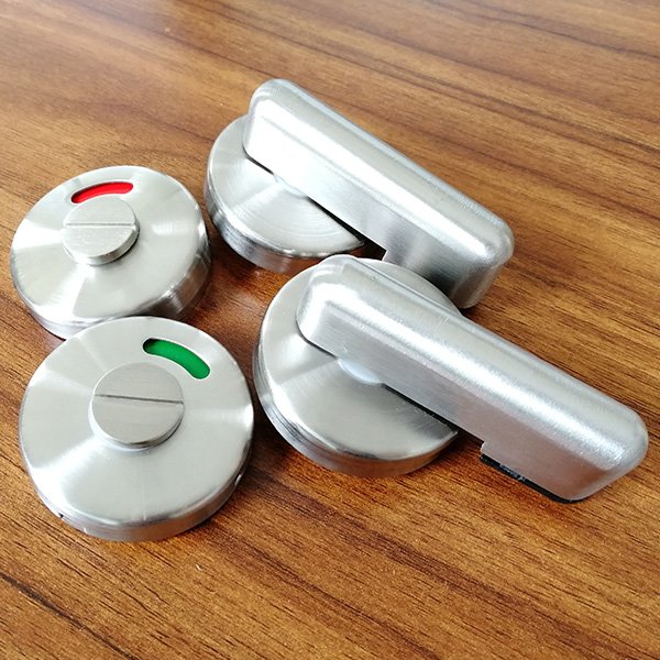 Grade 304 Stainless Steel Toilet Indicator Lock for Commercial Restroom Partitions