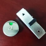 Grade 304 Stainless Steel Toilet Indicator Lock for Commercial Restroom Partitions