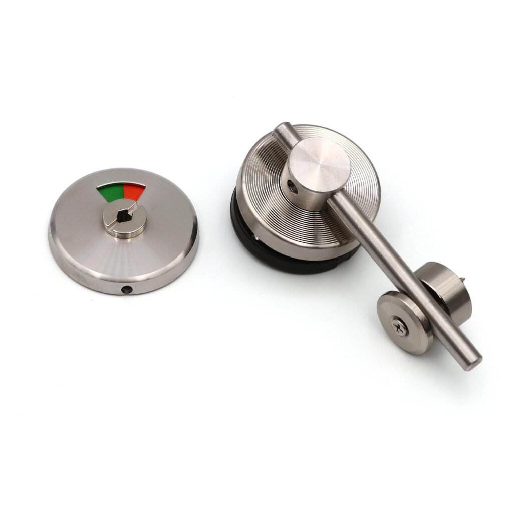 Grade 304 Stainless Steel Toilet Indicator Lock for Commercial Restroom Partitions