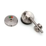 Grade 304 Stainless Steel Toilet Indicator Lock for Commercial Restroom Partitions