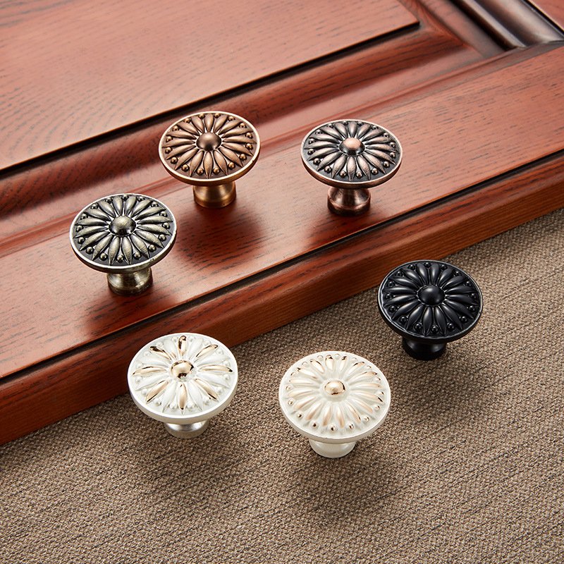 Refresh Your Home Decor with Flower-Shaped Ceramic Drawer Knobs
