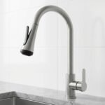 Eco-Friendly 304 Stainless Steel Pull Out Adjustable Extendable Kitchen Water Faucet